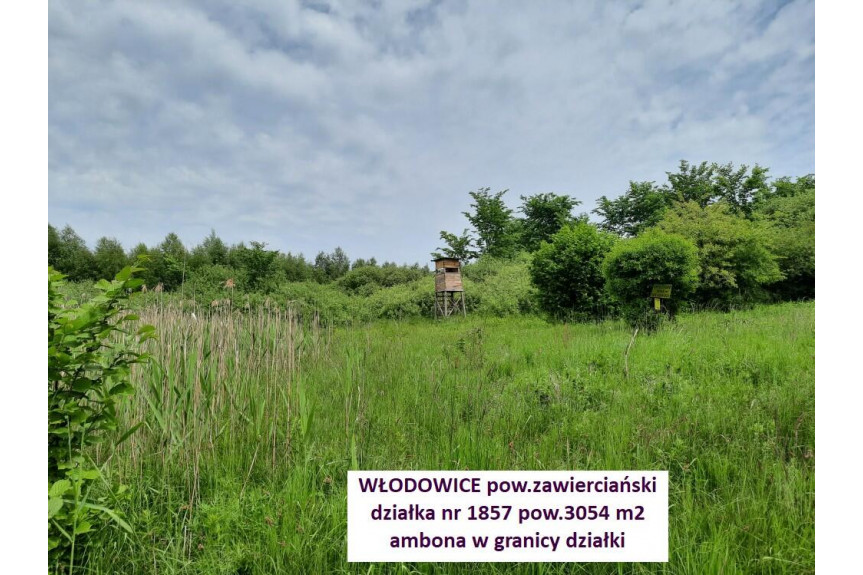 zawierciański, Włodowice, Jura tania działka 3054m2 w lesie tylko 22.900zł