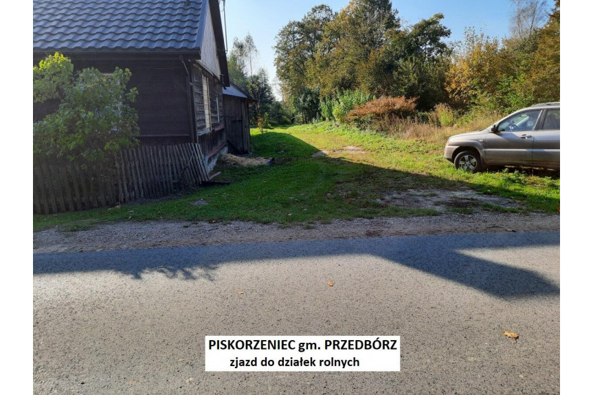 radomszczański, Przedbórz, Piskorzeniec, Tania działka rolna  nr 1173 pow. 2600m2 tylko 14.900zł