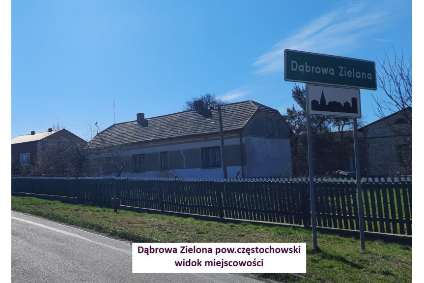 częstochowski, Dąbrowa Zielona, Jura tania działka 2900m2 przy asfalcie 22.900 zł