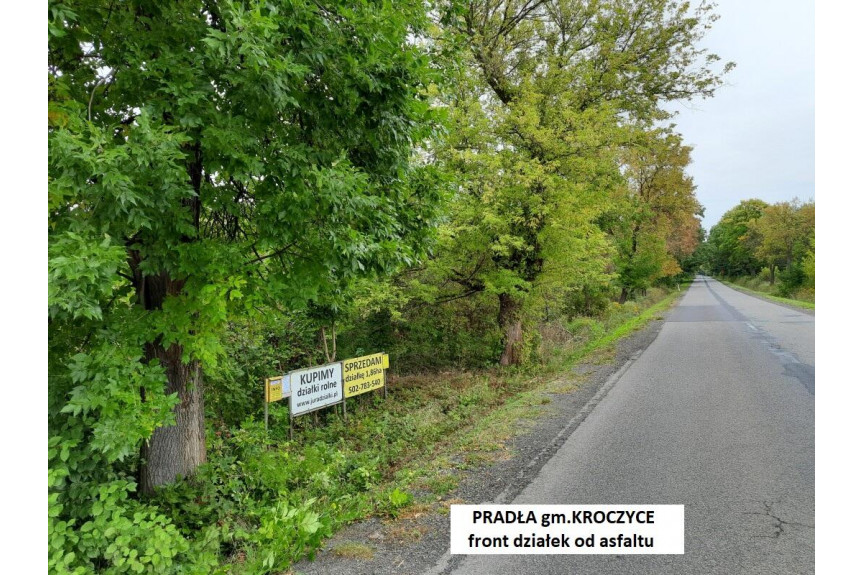 zawierciański, Kroczyce, Pradła, Jura tania działka rolna 3470m2 tylko 22.900zł